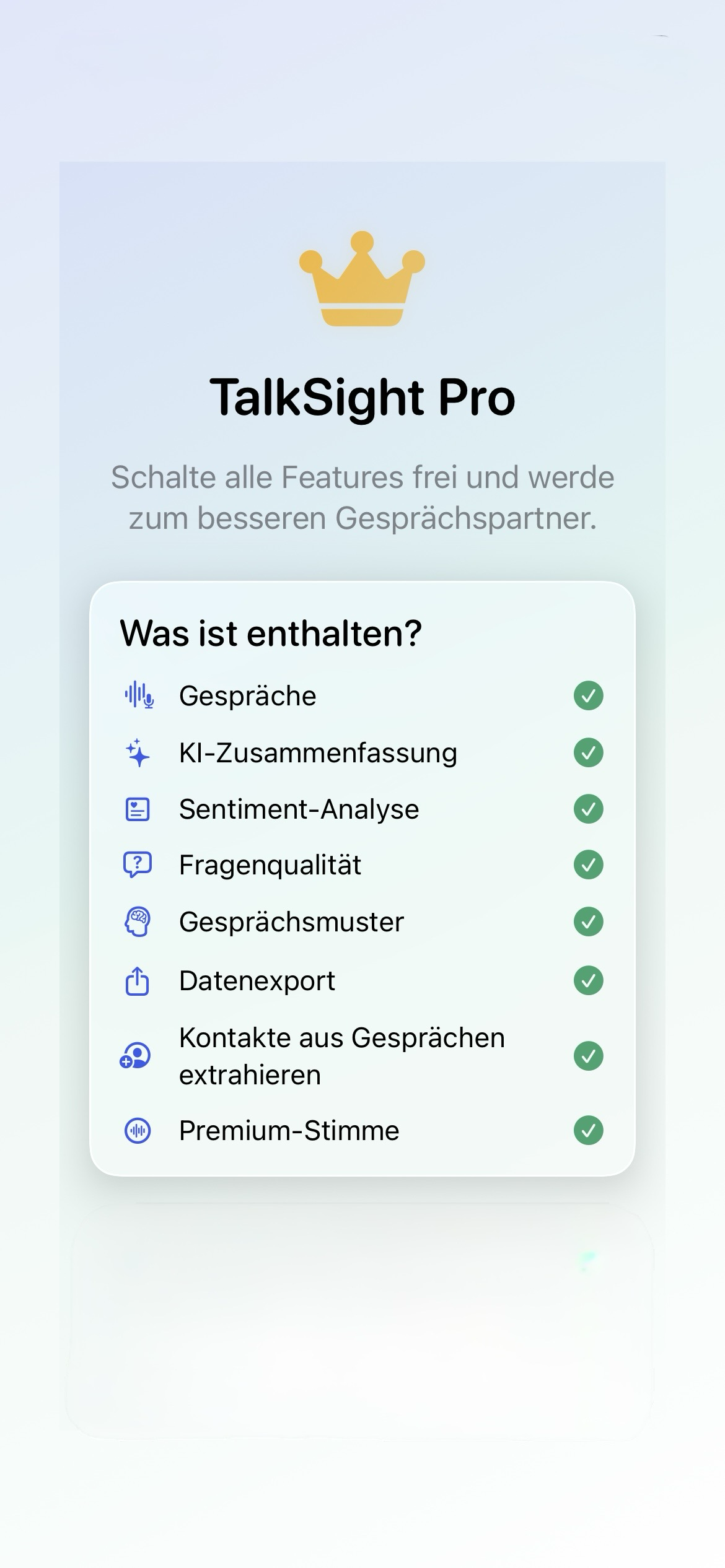 Feature-Übersicht
